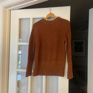 Burnt orange knitted sweater